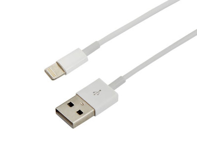 REXANT (18-1121-10) USB-Lightning кабель для iPhone/PVC/white/1m/REXANT/без индивидуальной упаковки