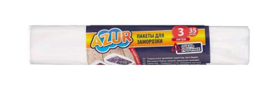 AZUR пакеты для заморозки 3л. 35 шт рулон NEW 91721