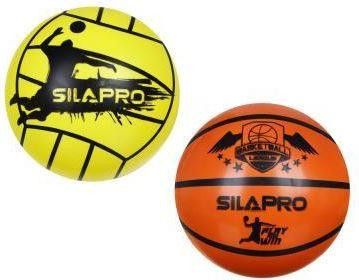 SILAPRO Мяч игровой (баскетбол, волейбол), ПВХ, 22см, 50гр (+-5%) (134-198)
