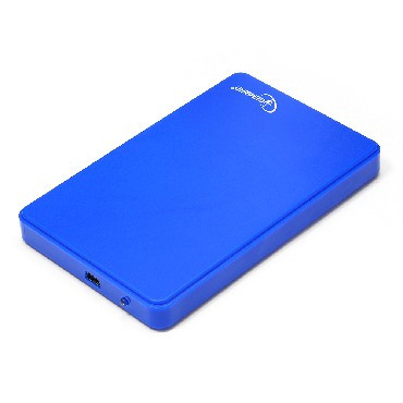 GEMBIRD (13137) EE2-U2S-40P-B внешний корпус 2.5", синий, USB 2.0, SATA, пластик