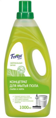 FOREST CLEAN Концентрат для мытья пола "Лайм и мята" 1000 мл