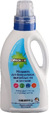 ЭКУМ Жидкость-расщепитель Девон-Н 1л. (для биотуалетов, выгребных ям, удаления запахов и загрязнений