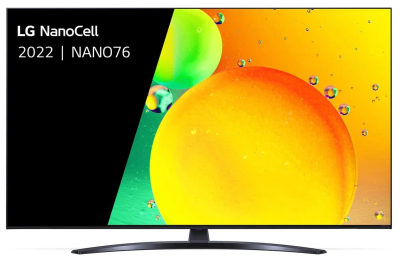 55" Телевизор LG 55NANO766QA 2022 NanoCell, HDR, синяя сажа