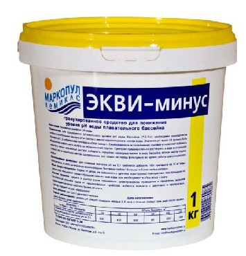 МАРКОПУЛ КЕМИКЛС Экви-минус, понижение PH воды(12) 1 кг ХИМ09