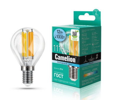 CAMELION (13713) LED12-G45-FL/845/E14