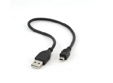 GEMBIRD/Cablexpert (08178) CCP-USB2-AM5P-1 AM/miniBM 5P 0.3м экран (10)