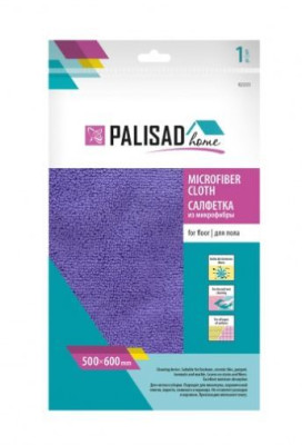 PALISAD Салфетка из микрофибры для пола 500X600 мм, фиолетовая, HOME 923315